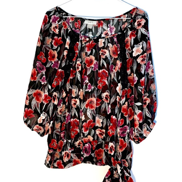 LOFT Tops - Loft Floral Blouse